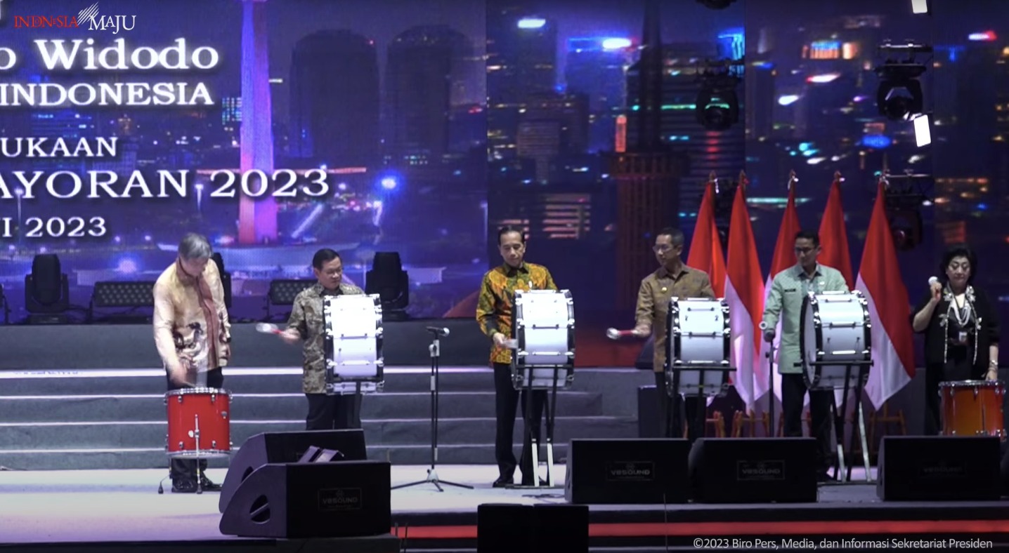 Presiden Jokowi Buka Jakarta Fair Kemayoran 2023
